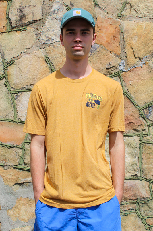 Outdoors Inc Retro Logo Anniversary Shirt