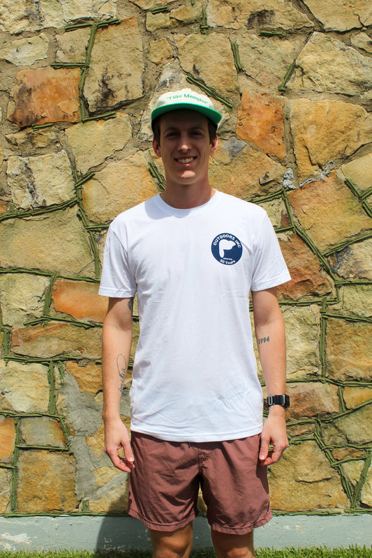 Outdoors Inc 50 Year Anniversary Logo Shirt