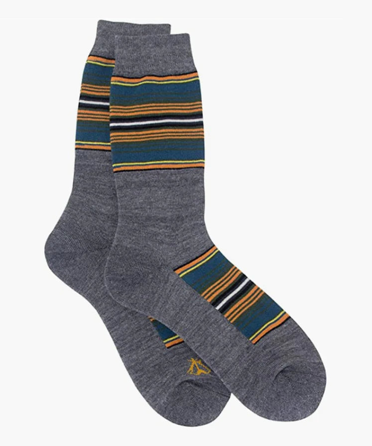 Pendleton Olympic Stripe Crew Sock