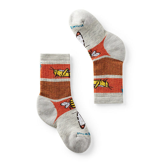 Kids' Hike Garden Bugs Pattern Crew Socks