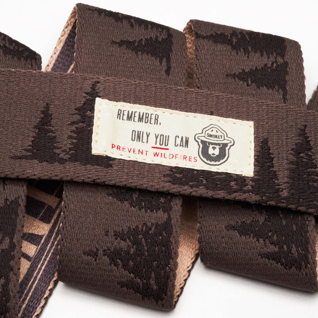 Arcade Smokey Bear Prevention Belt-Medium Brown