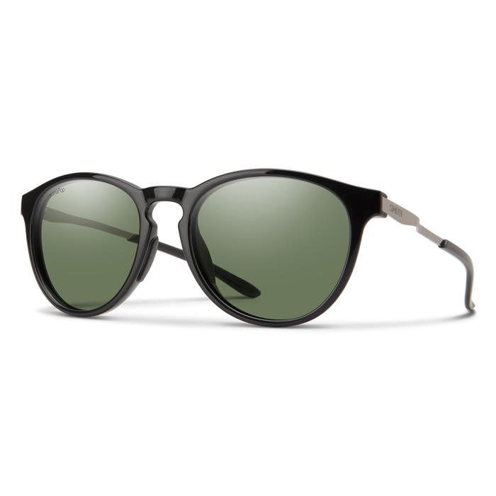 Smith Wander Black + ChromaPop Polarized Gray Green Lens