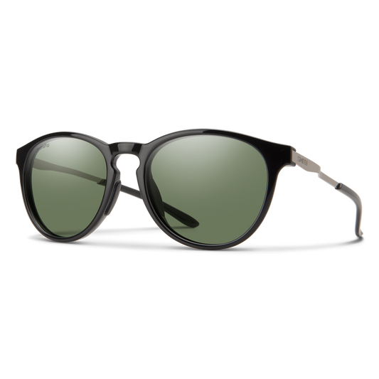Smith Wander Black + ChromaPop Polarized Gray Green Lens