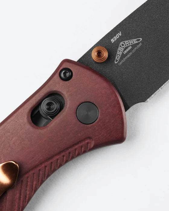 Benchmade Mini Barrage Redstone Drop-Point