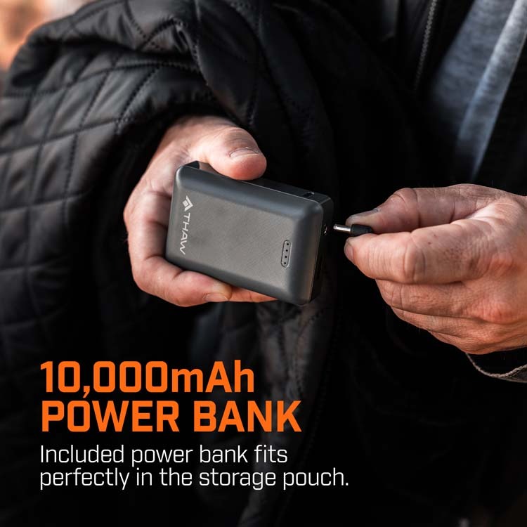 Thaw Rechargeable Heated Wrap 2.0  With 10k Power Bank
