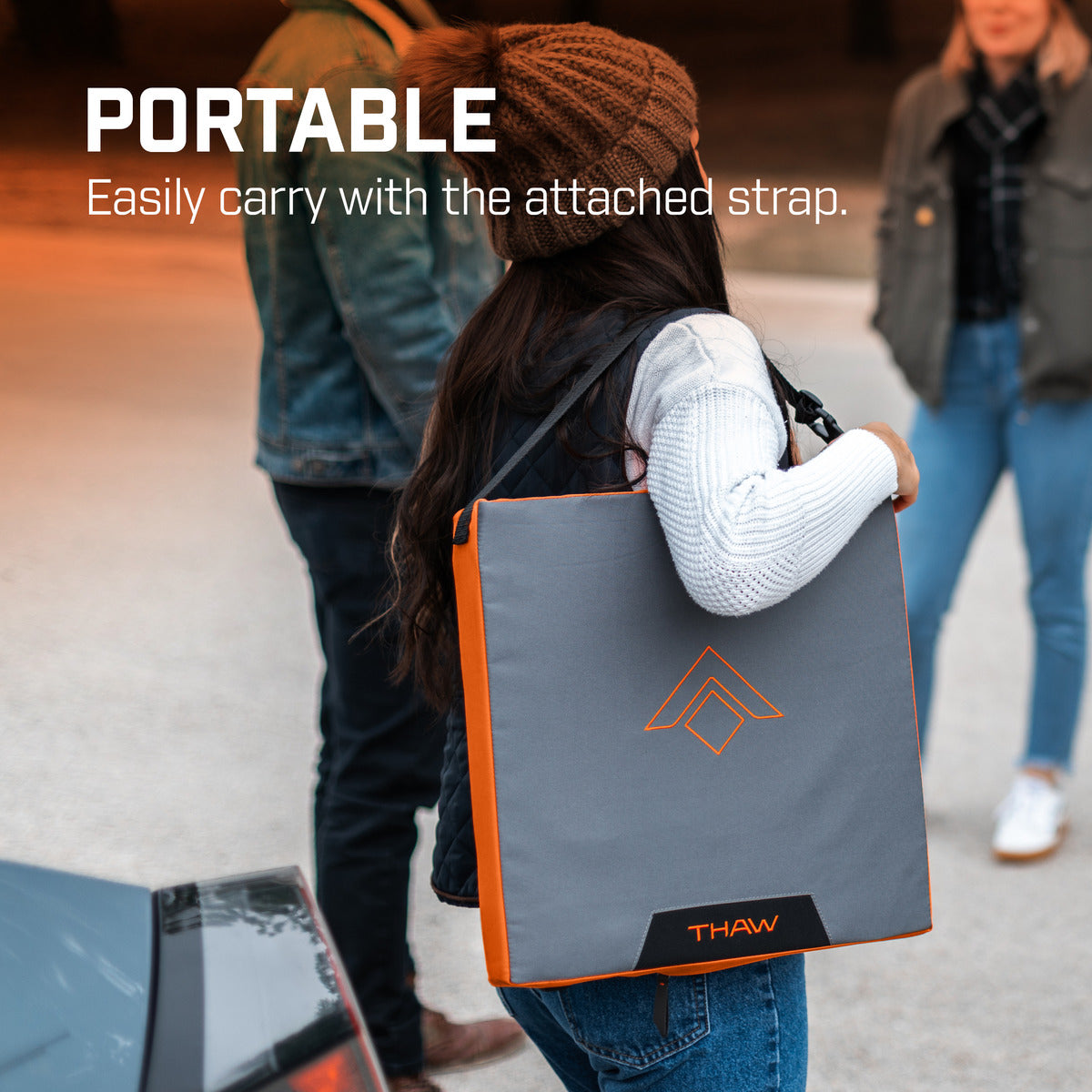 Thaw Rechargeable Heated Seat Cover w/ 5k Powerbank included