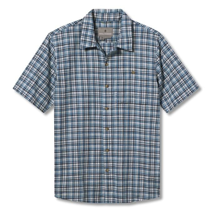 Royal Robbins' Men's Redwood Plaid S/S Shirt