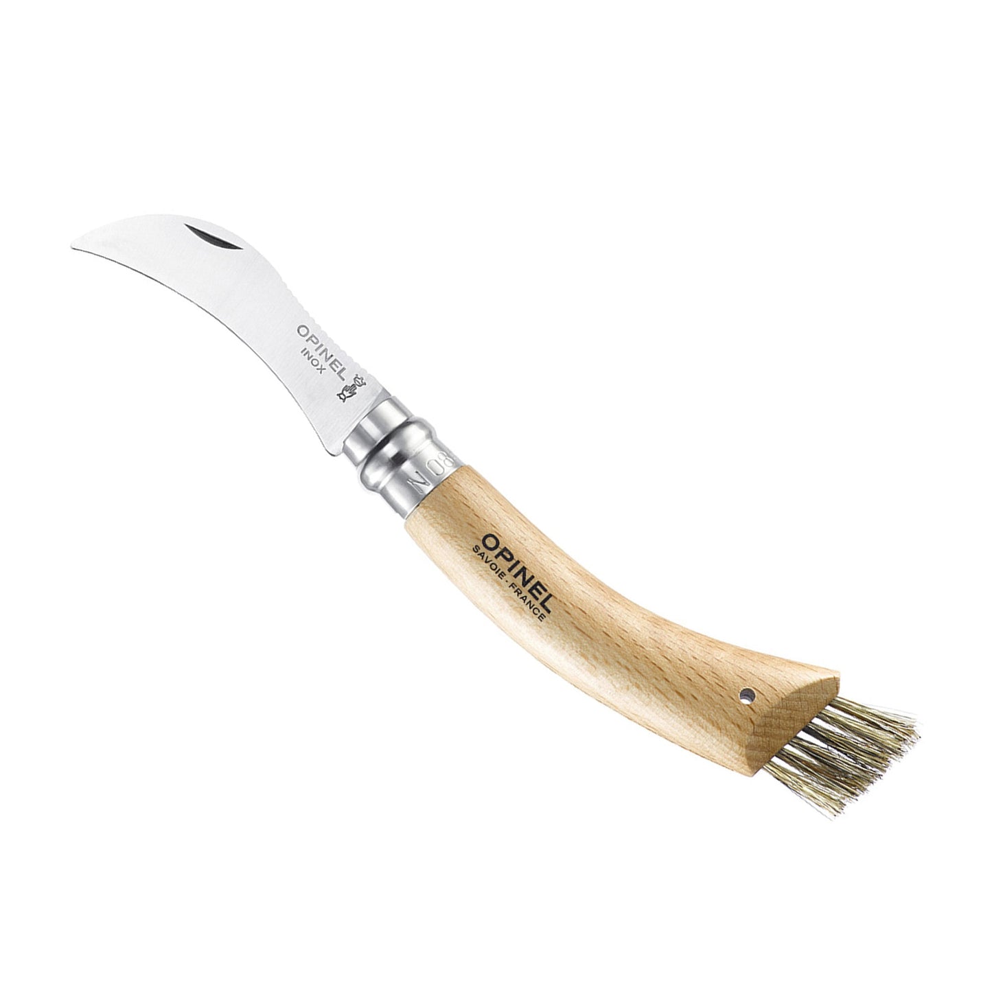 Opinel No. 08 Stainless Steel Mushroom Knife