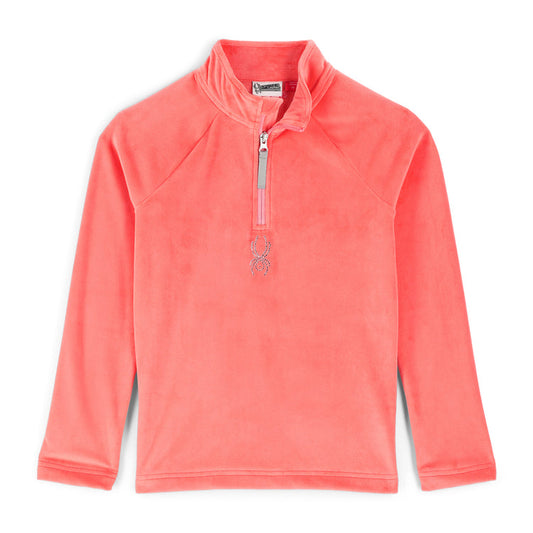 Spyder Girls' Shimmer Bug Half Zip