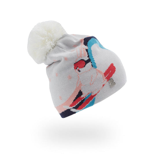Spyder Ski Bunny Pom Beanie