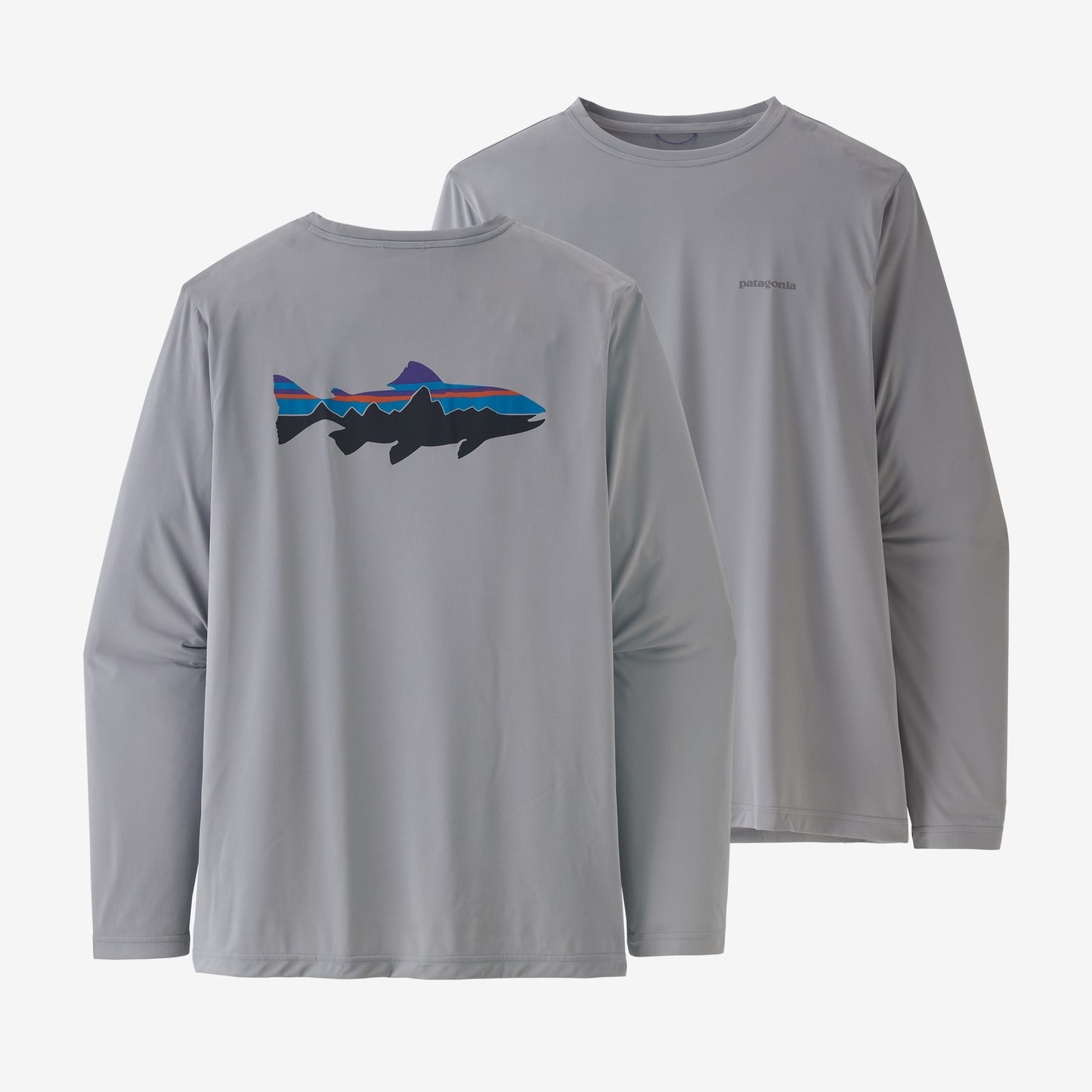Patagonia Men's Long-Sleeved Capilene Cool Daily Fish Shirt