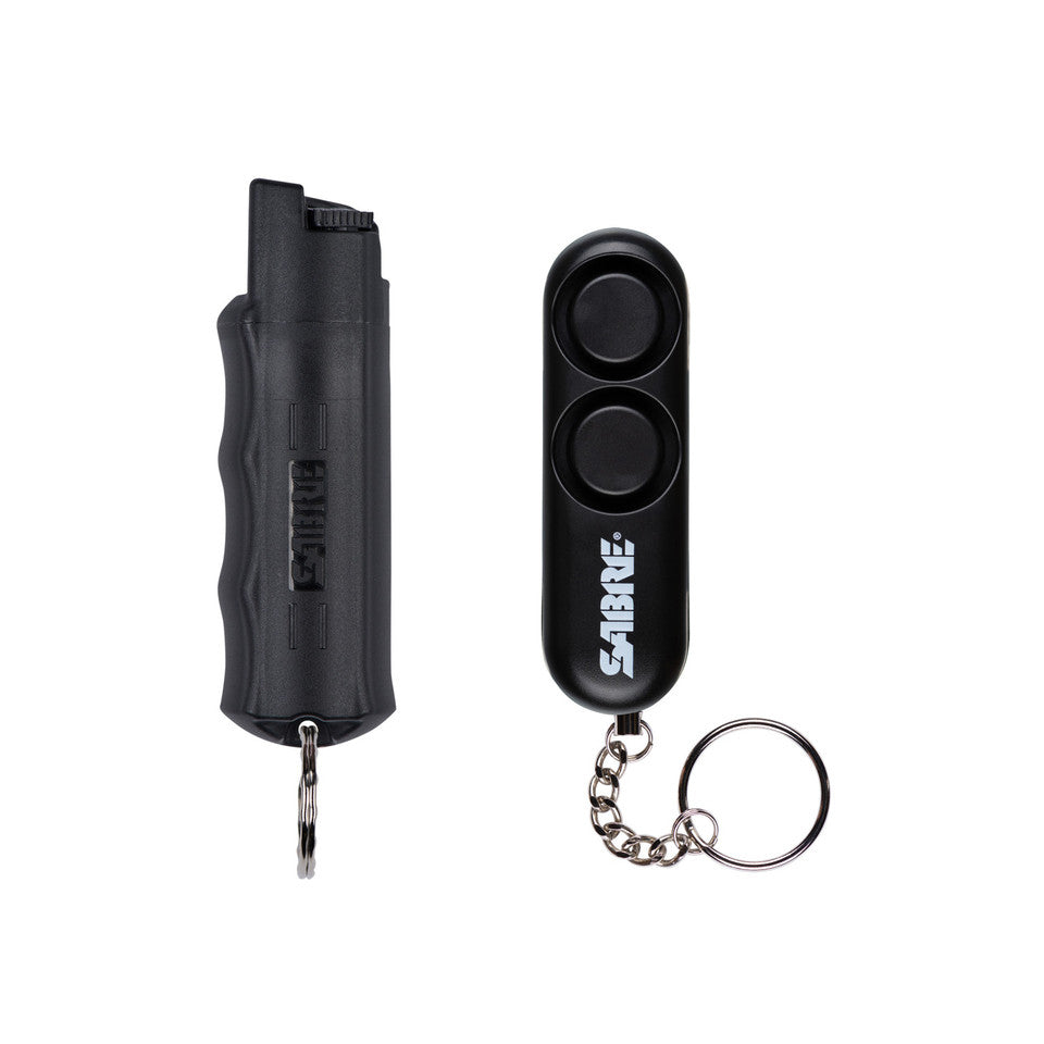SABRE Pepper Spray Keychain & Personal Alarm Safety Kit