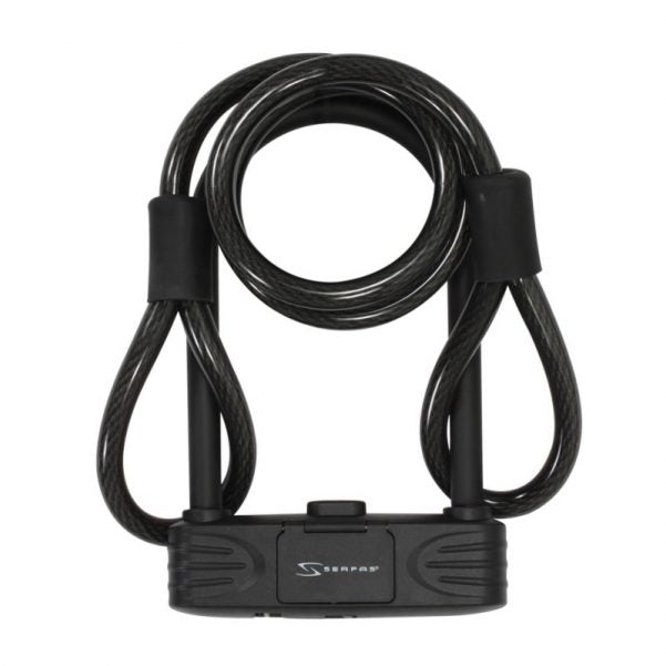 Serfas Combination U-Lock With Cable