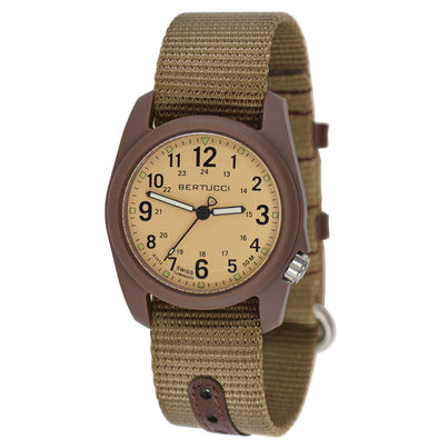 Bertucci DX3 Hybrid Watch Patrol Khaki/Coyote/Leather