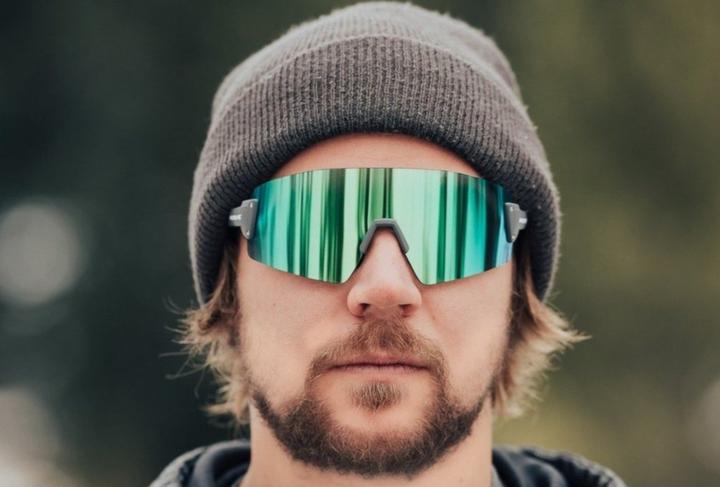 Optic Nerve FixieBLAST Smoke Lens Sunglasses in Green Mirror
