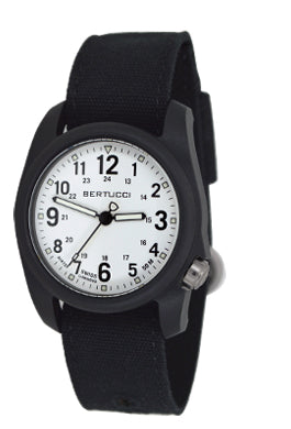 Bertucci DX3 Canvas Watch - White & Black