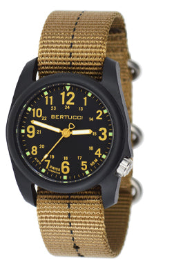 Bertucci DX3 Plus Watch - Black & Khaki