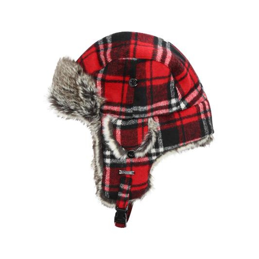 Chaos Muscle Jr. Trapper Hat - Bright Red