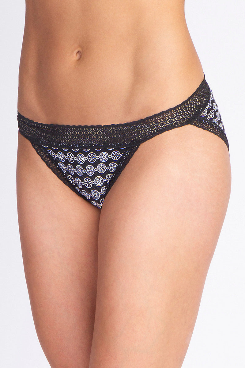 ExOfficio Women's Give-N-Print Lacy Low Rise Bikini - OutdoorsInc.com