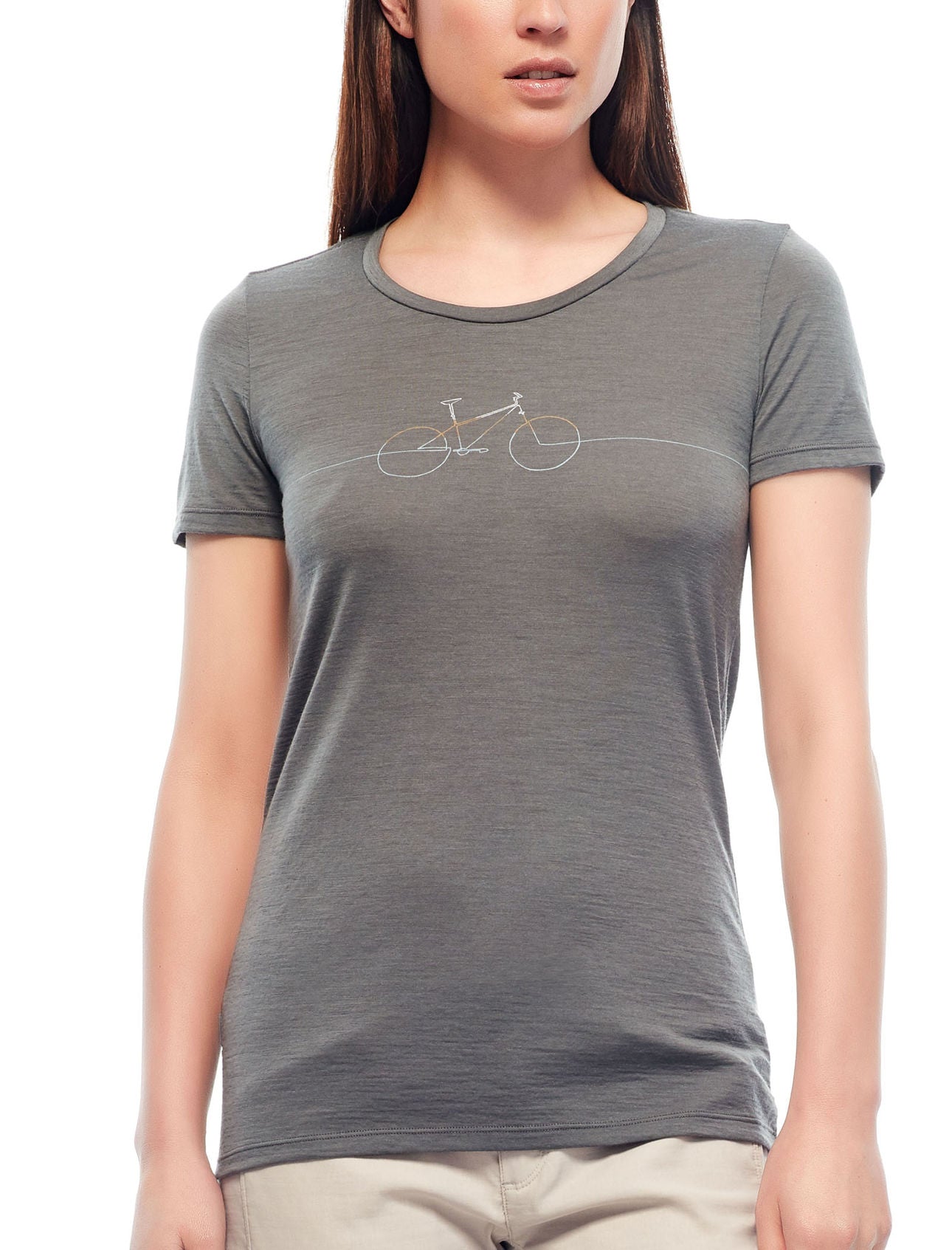 Icebreaker Women's Tech Lite Short Sleeve Cadence Crew - OutdoorsInc.com