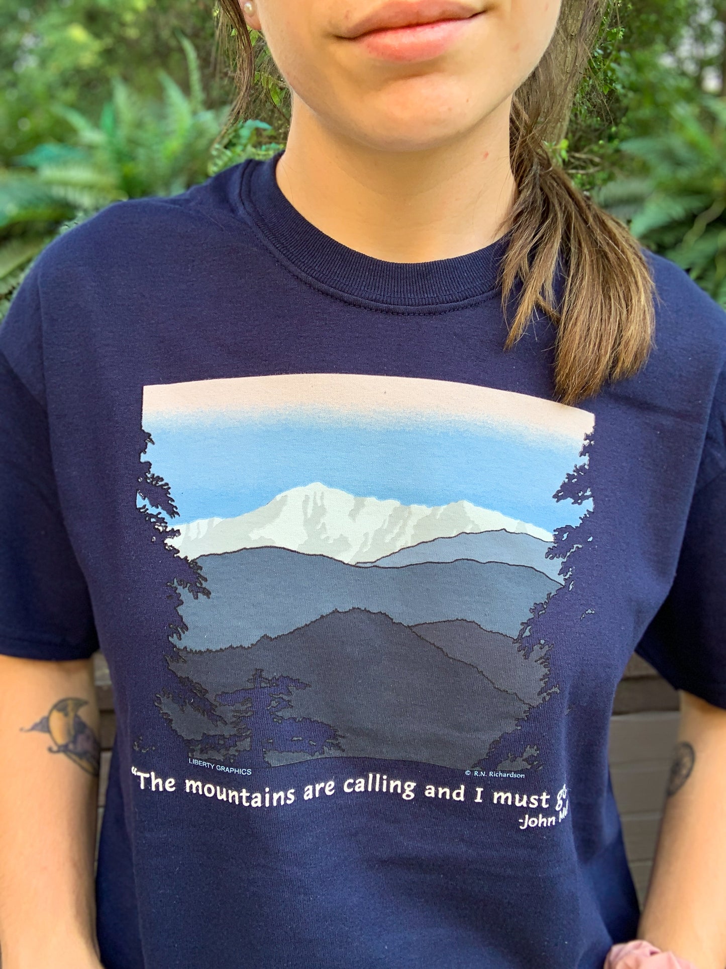 Liberty Graphics Men's Mountains T-Shirt