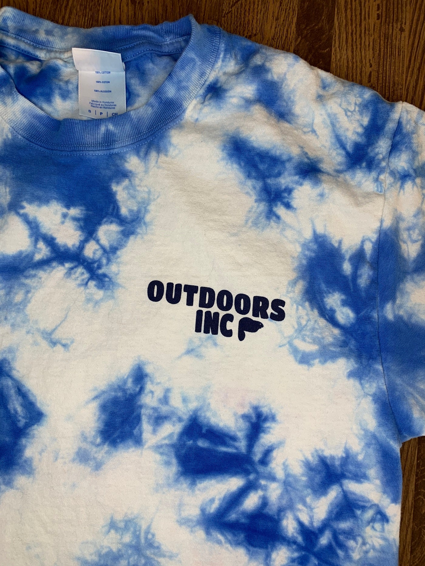 Outdoors Inc. Short Sleeve Tie Dye Logo Tee