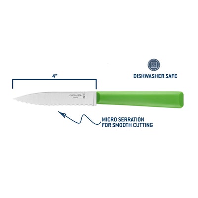 Opinel Essential+ 4" Serrated Paring Knife - Individual