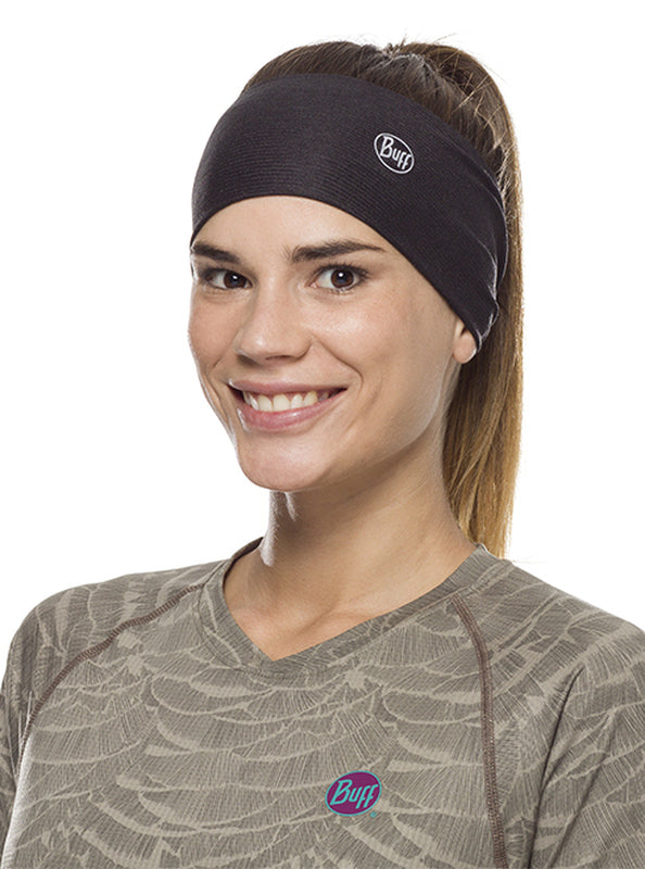 Buff USA CoolNet UV+ Tapered Headband - Black