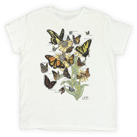 Liberty Graphics Women's Butterflies of North America T-shirt