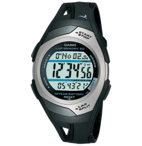 Casio Digital 60 Lap Runner Watch