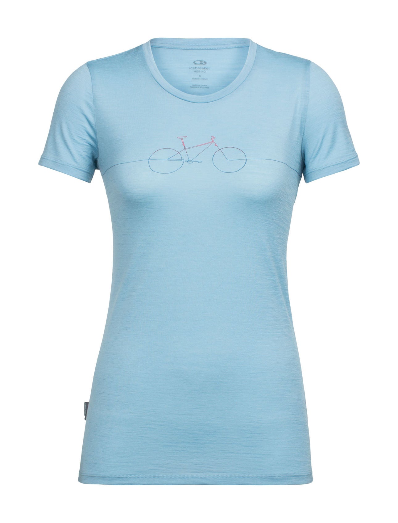 Icebreaker Women's Tech Lite Short Sleeve Cadence Crew - OutdoorsInc.com