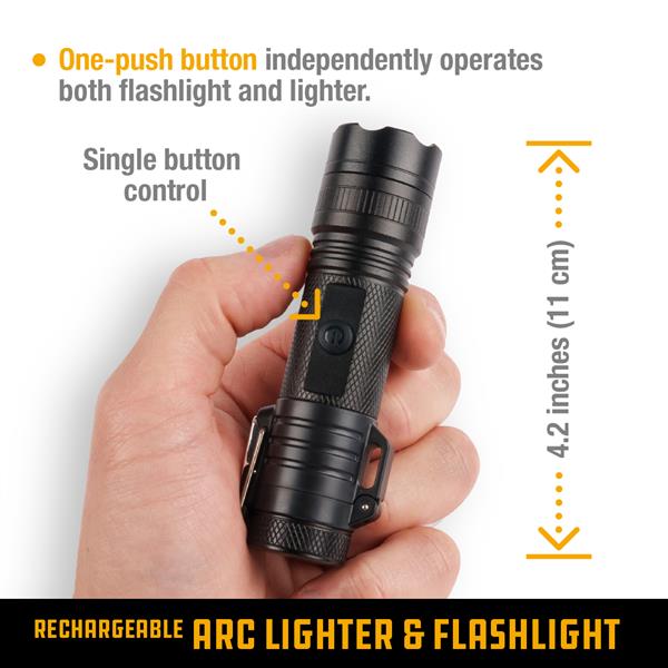 Industrial Revolution Rechargeable Arc Lighter/Flashlight