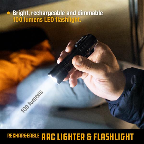 Industrial Revolution Rechargeable Arc Lighter/Flashlight