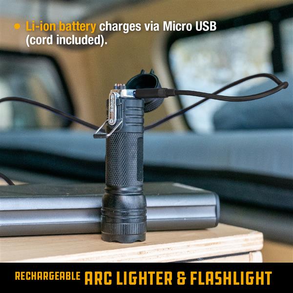 Industrial Revolution Rechargeable Arc Lighter/Flashlight