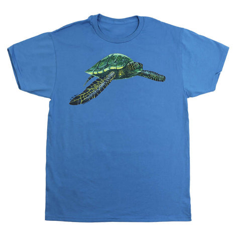 Liberty Graphics Men's Green Sea Turtle T-Shirt