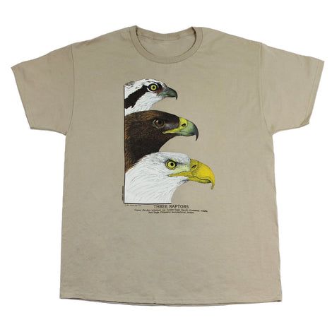 Liberty Graphics Men's Three Raptors T-Shirt