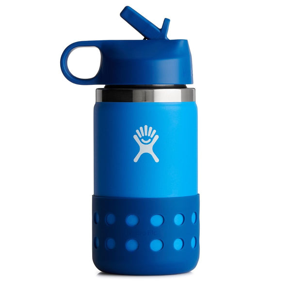 Hydro Flask Kids Wide Mouth Straw Lake 12oz - KIDDIN AROUND